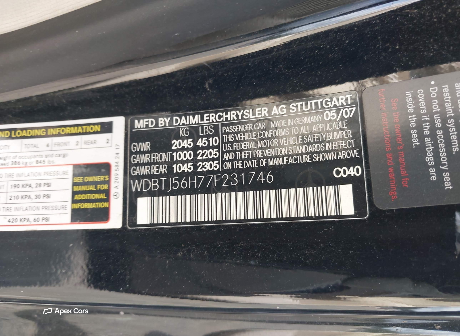 Mercedes-Benz CLK-klasse 2007