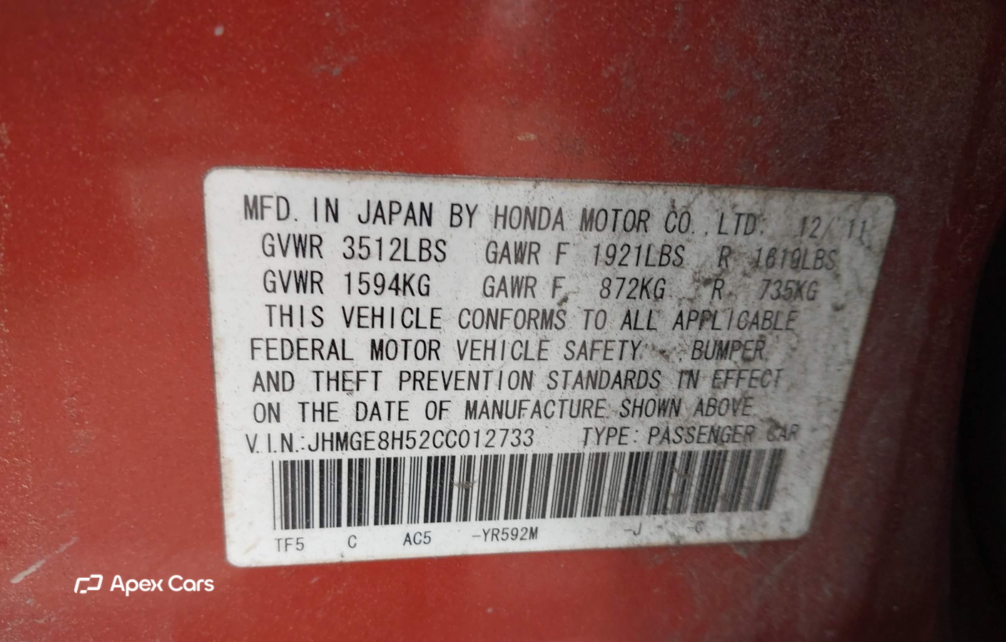 Honda Fit 2012