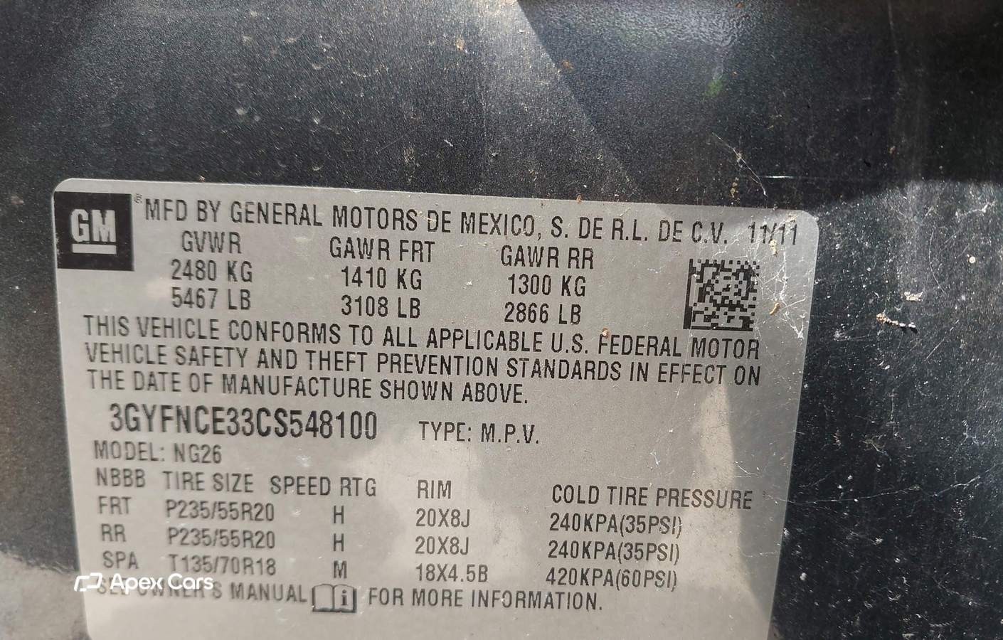 Cadillac SRX 2012