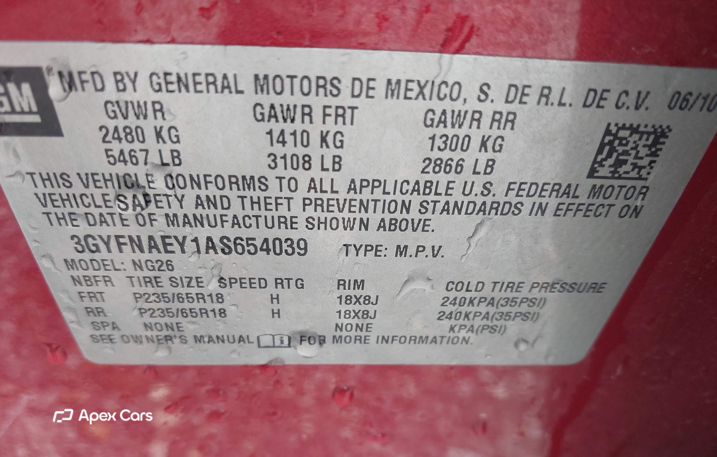 Cadillac SRX 2010