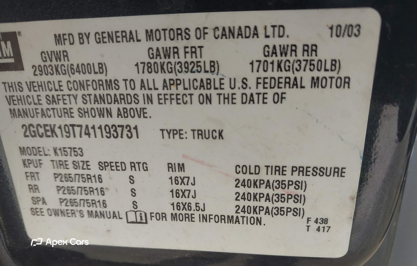 Chevrolet Silverado 2004
