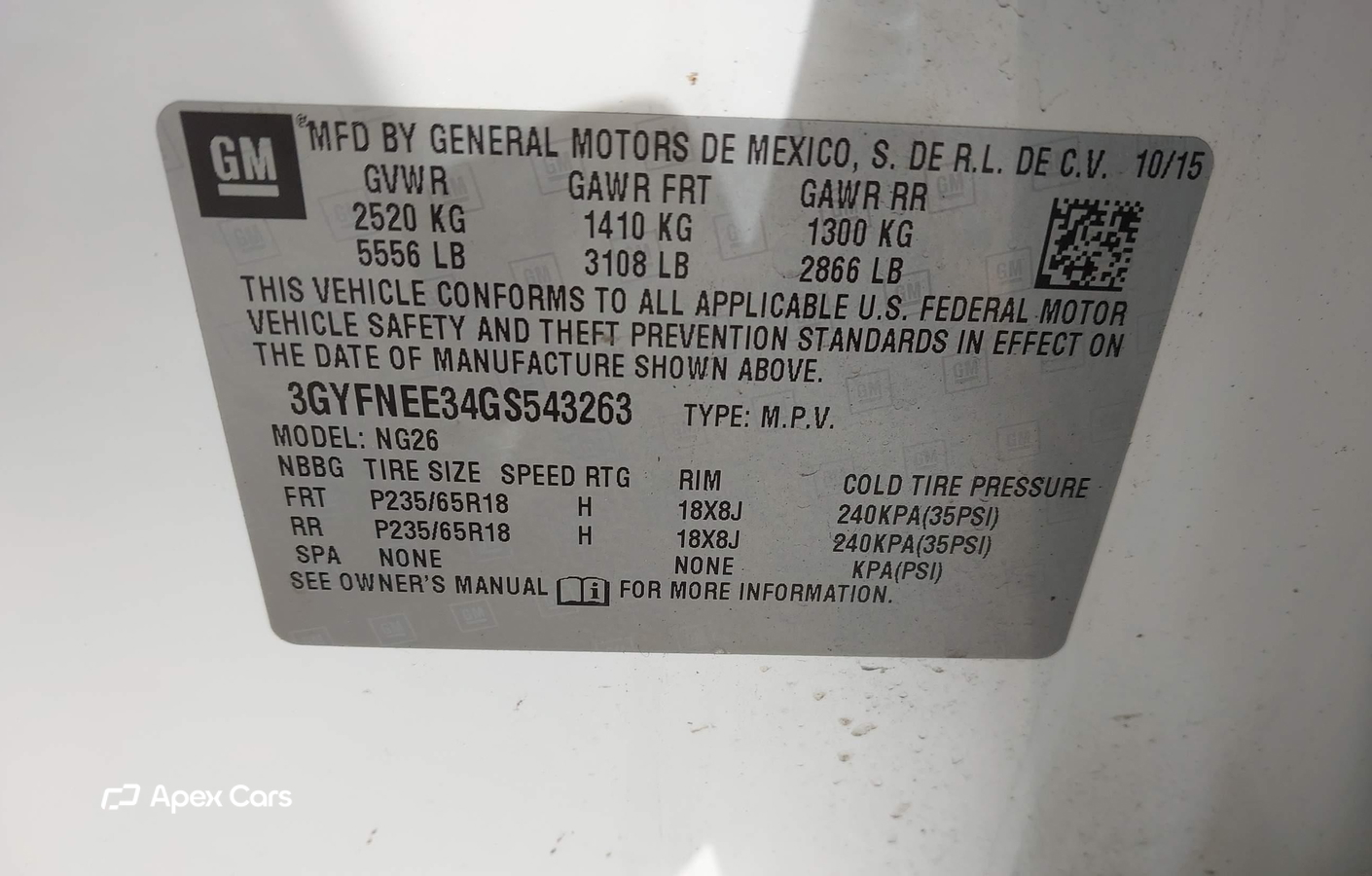 Cadillac SRX 2016