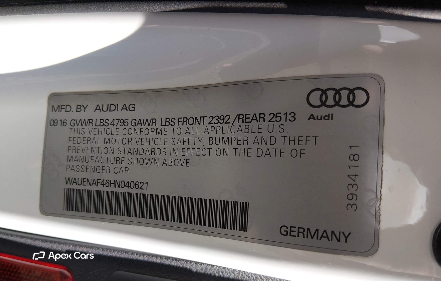 Audi A4 2017