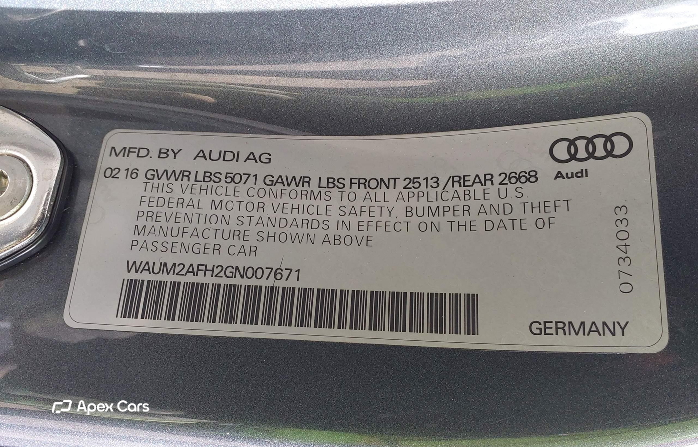 Audi A5 2016
