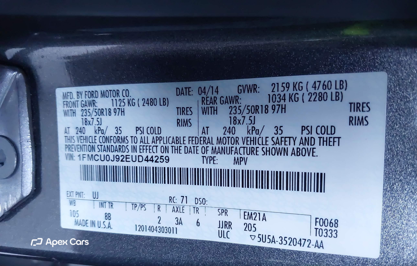 Ford Escape 2014