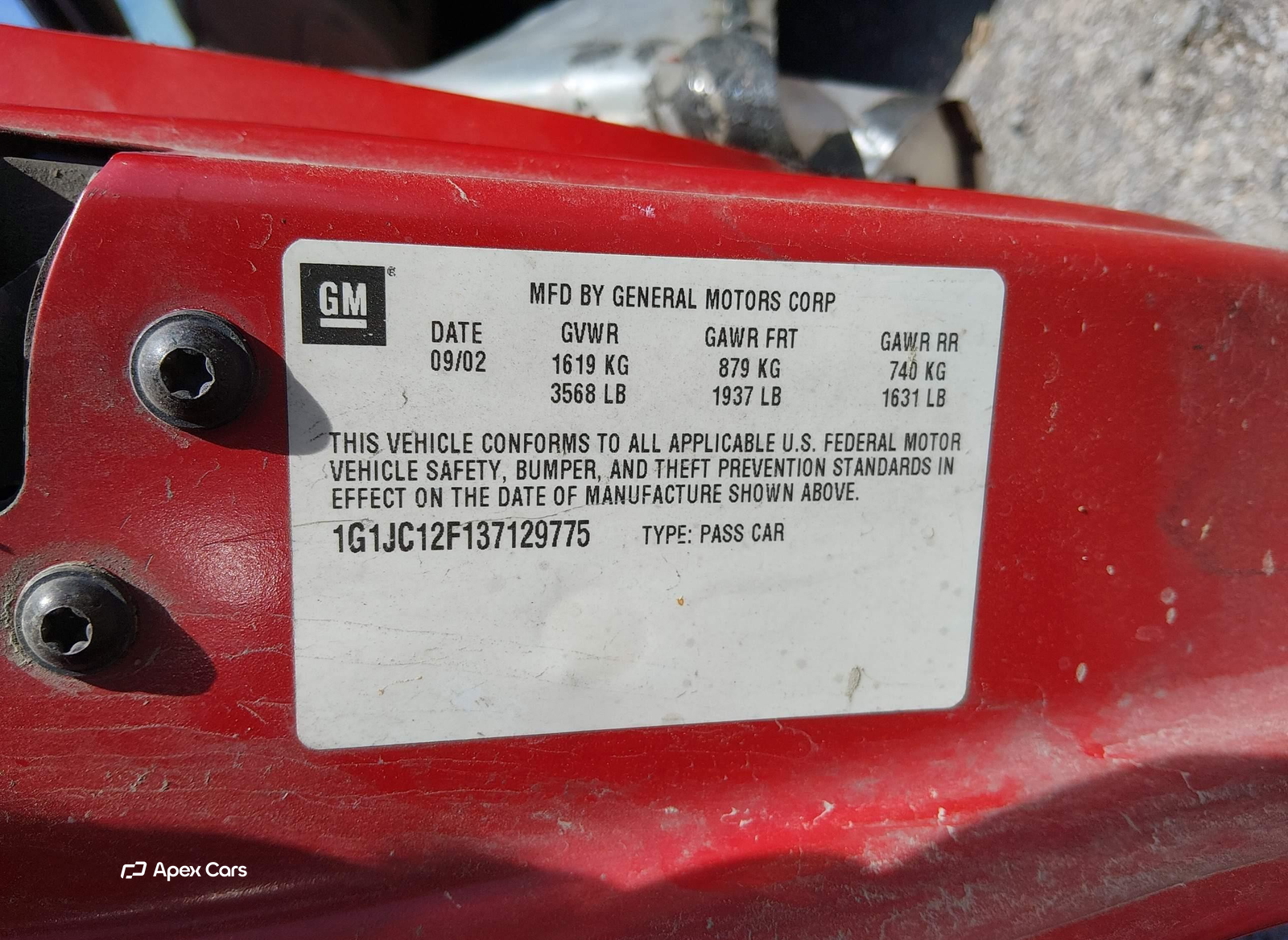 Chevrolet Cavalier 2003