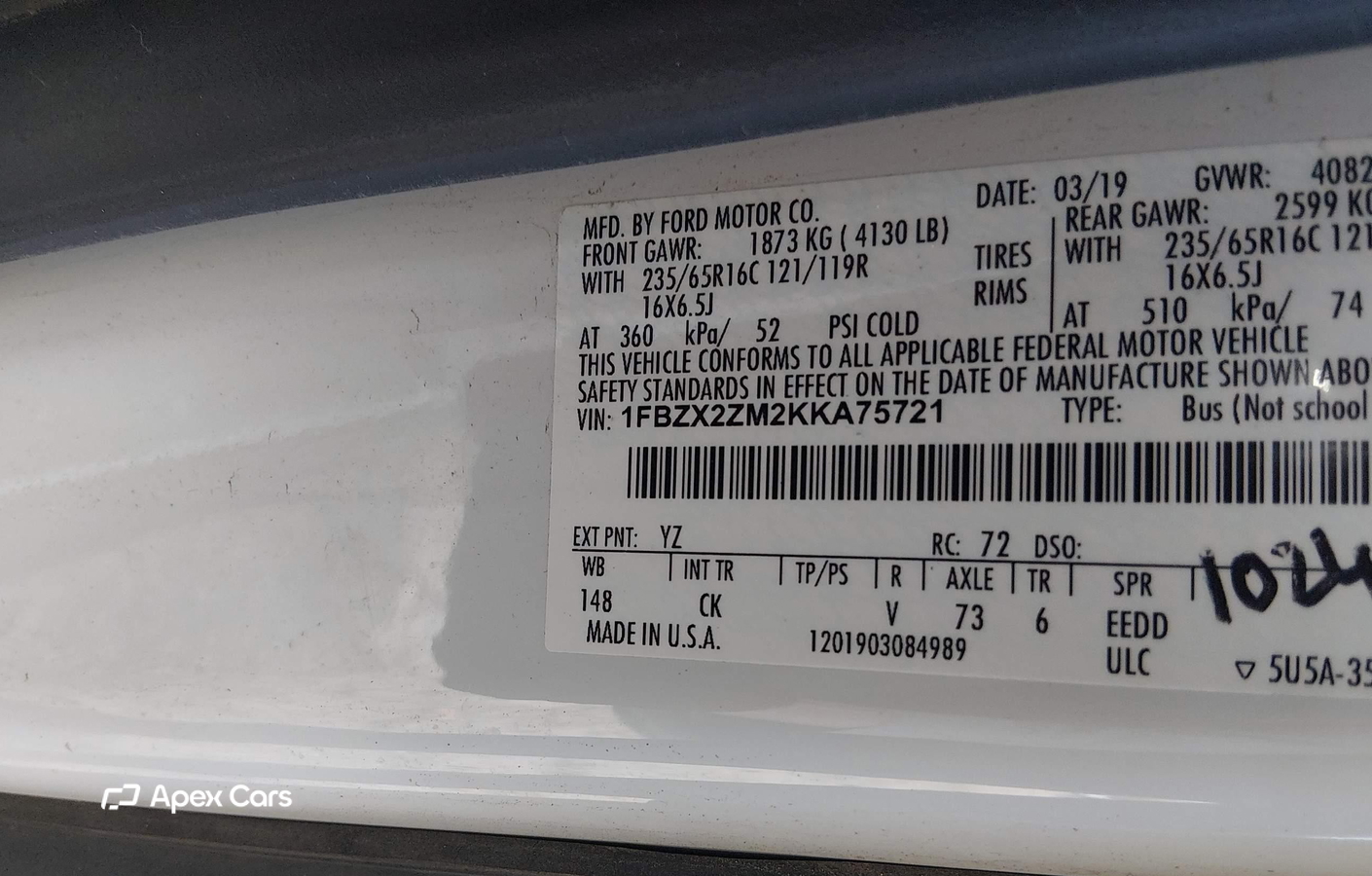 Ford Transit 2019