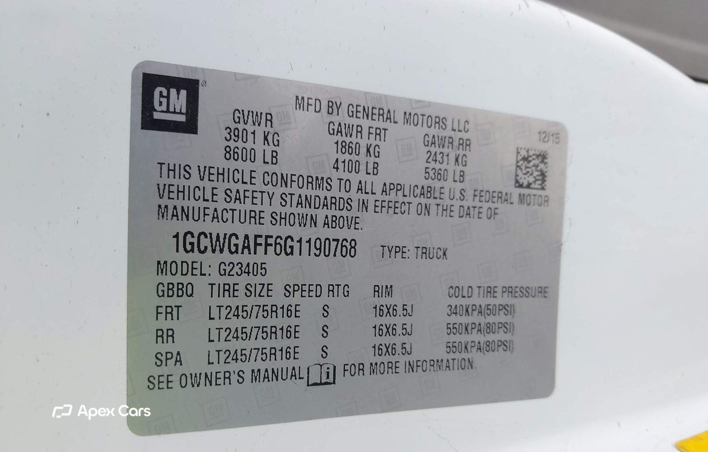 Chevrolet Express 2016