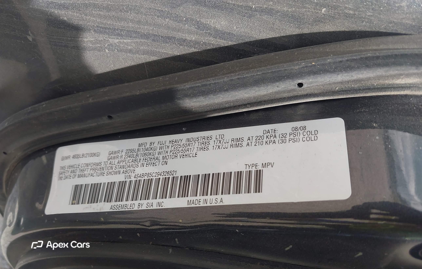 Subaru Outback 2009