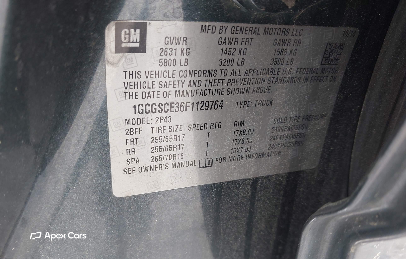 Chevrolet Colorado 2015