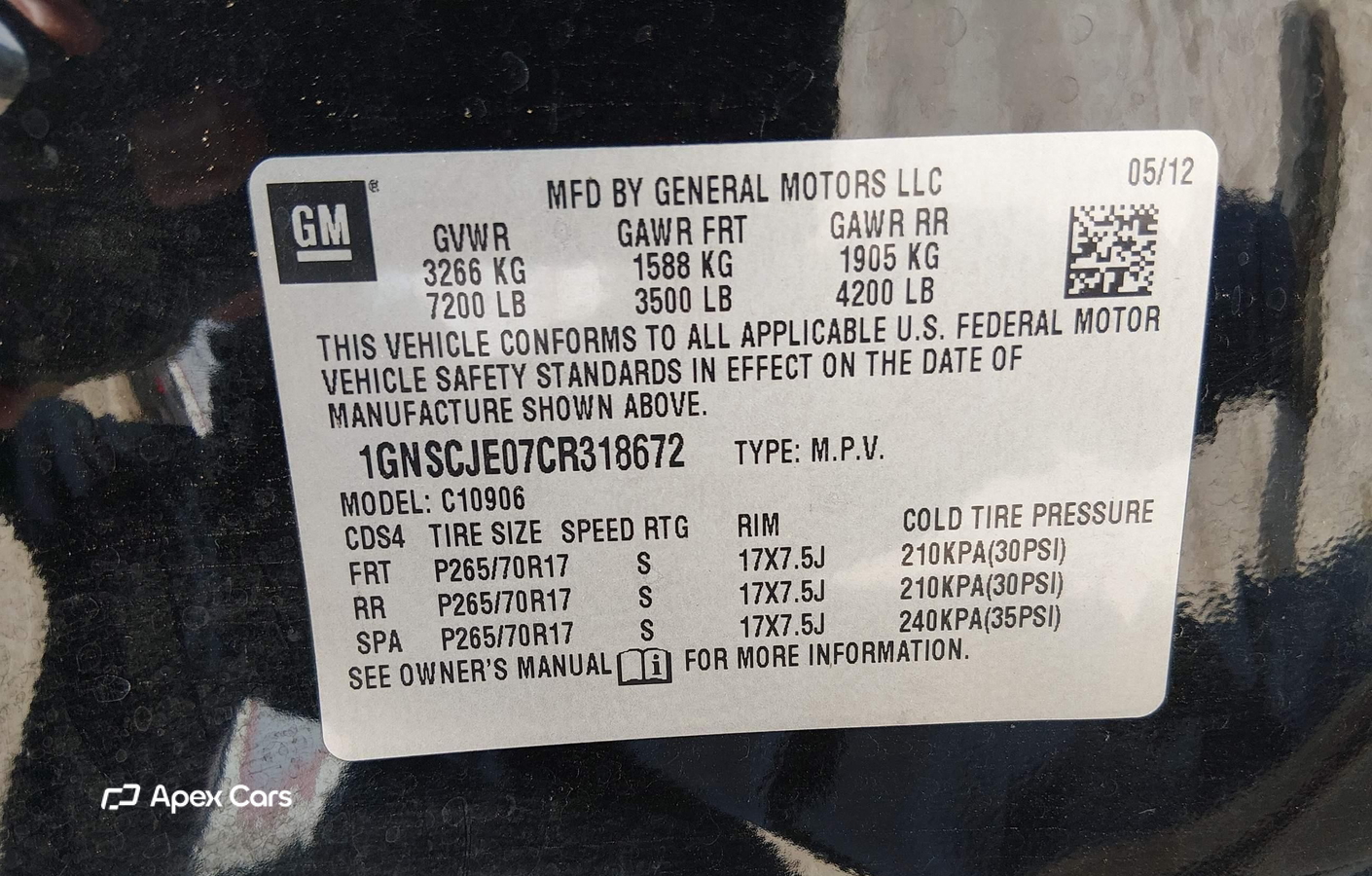 Chevrolet Express 2012
