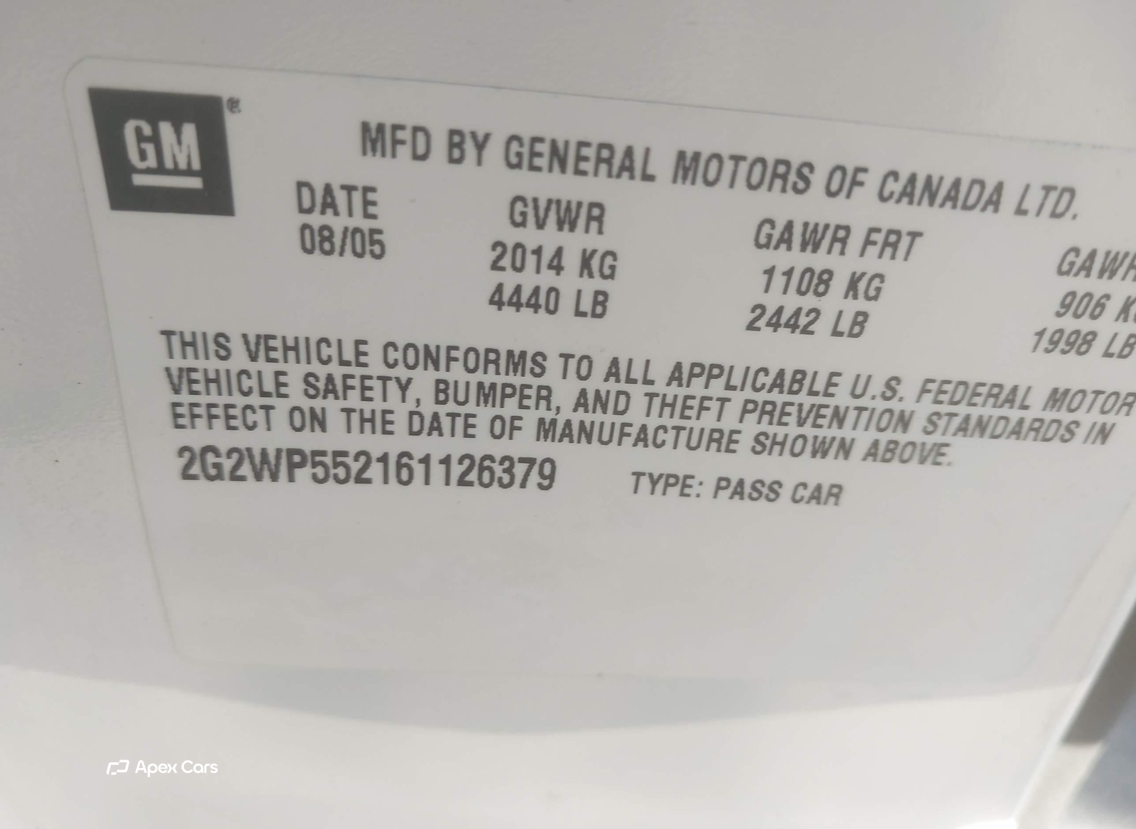 Pontiac Grand Prix 2006