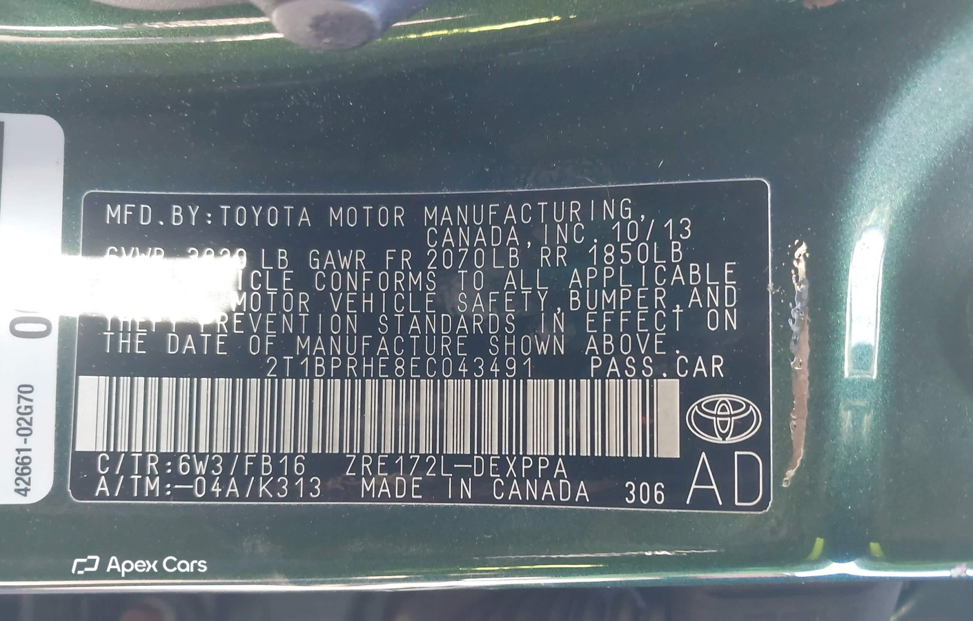 Toyota Corolla 2014