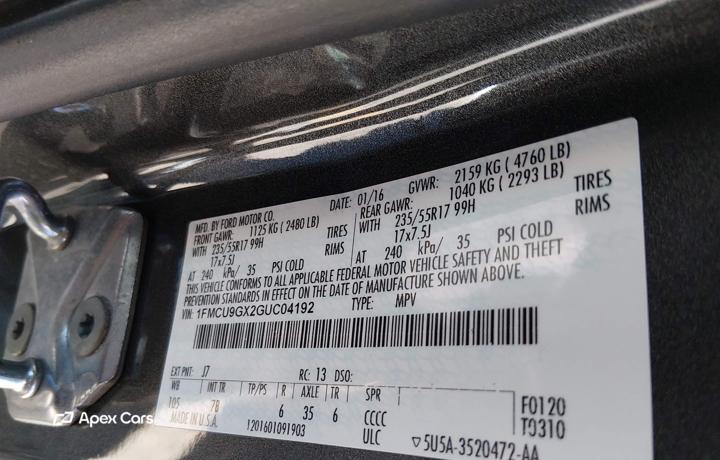 Ford Escape 2016