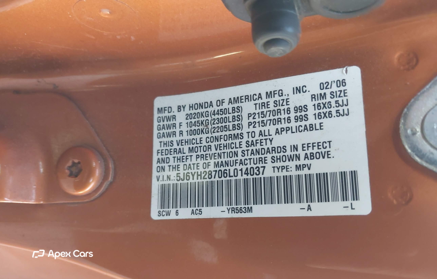 Honda Element 2006