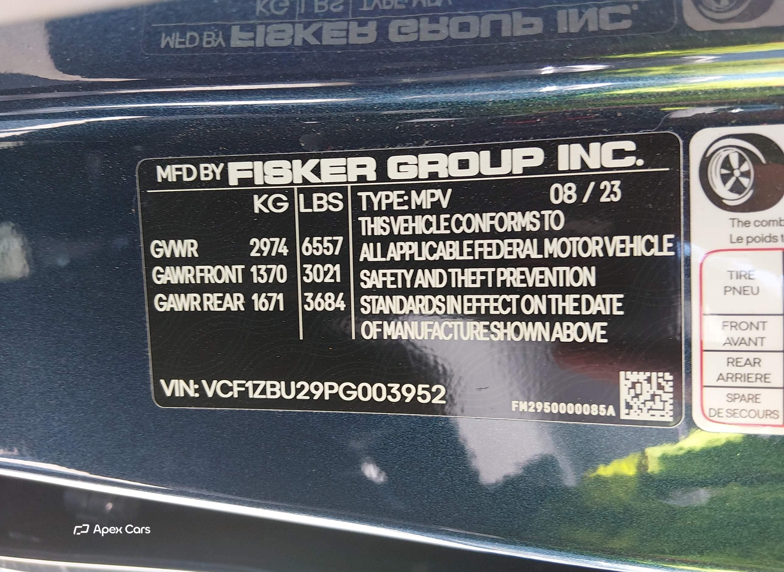 Fisker Ocean 2023