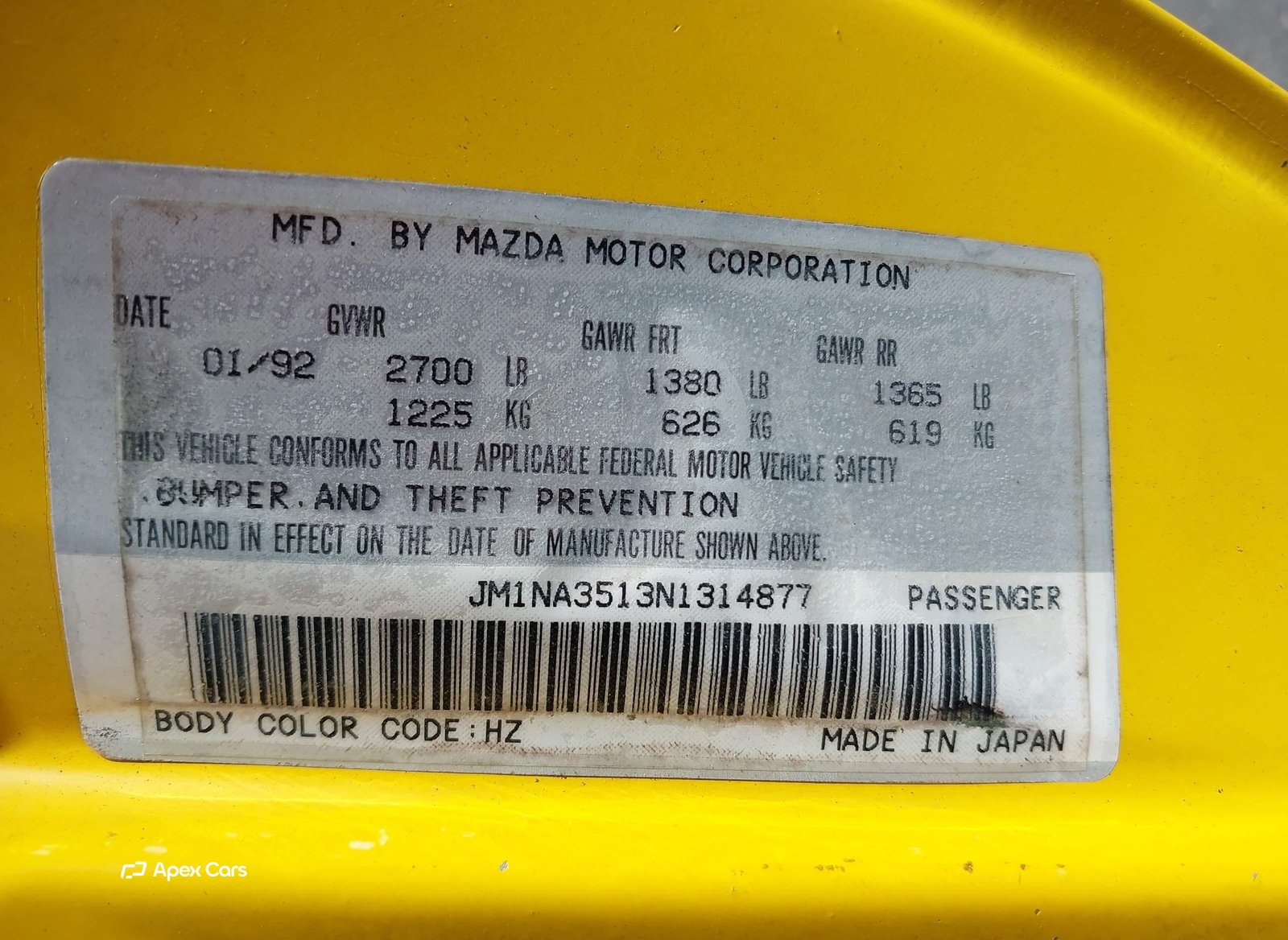 Mazda MX-5 1992