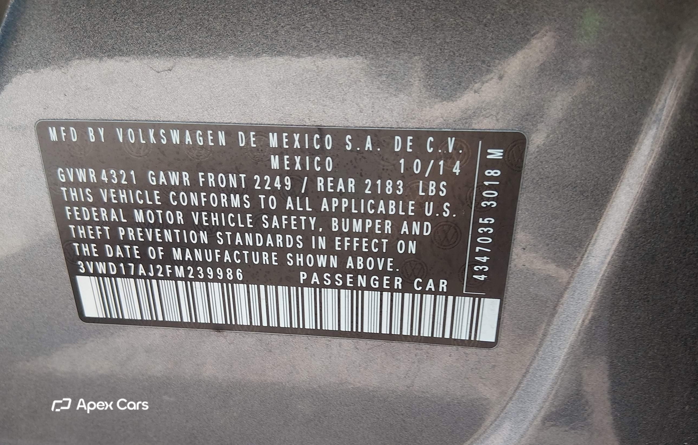 Volkswagen Jetta 2015
