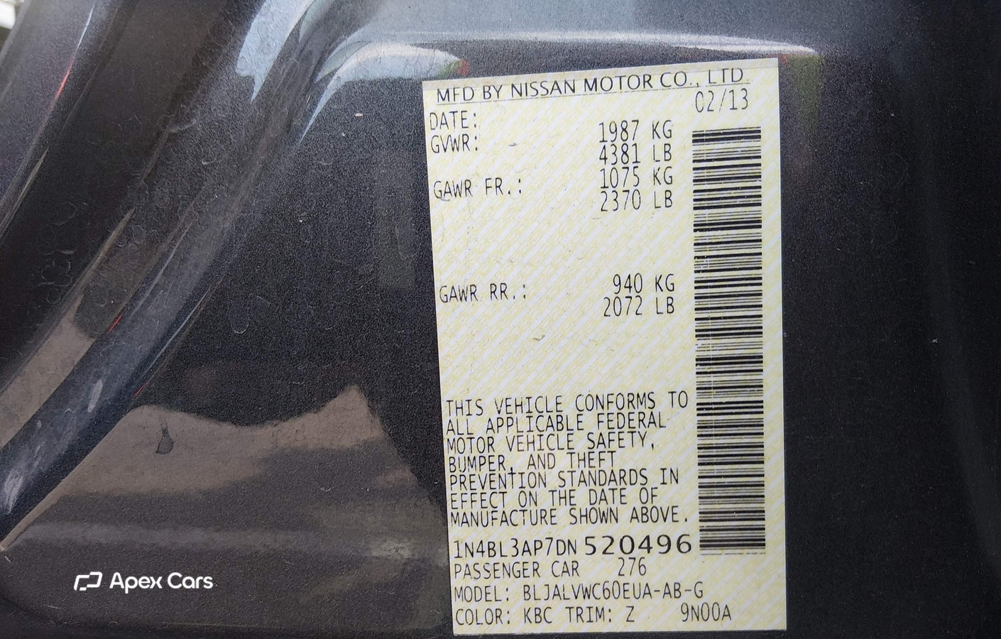 Nissan Altima 2013