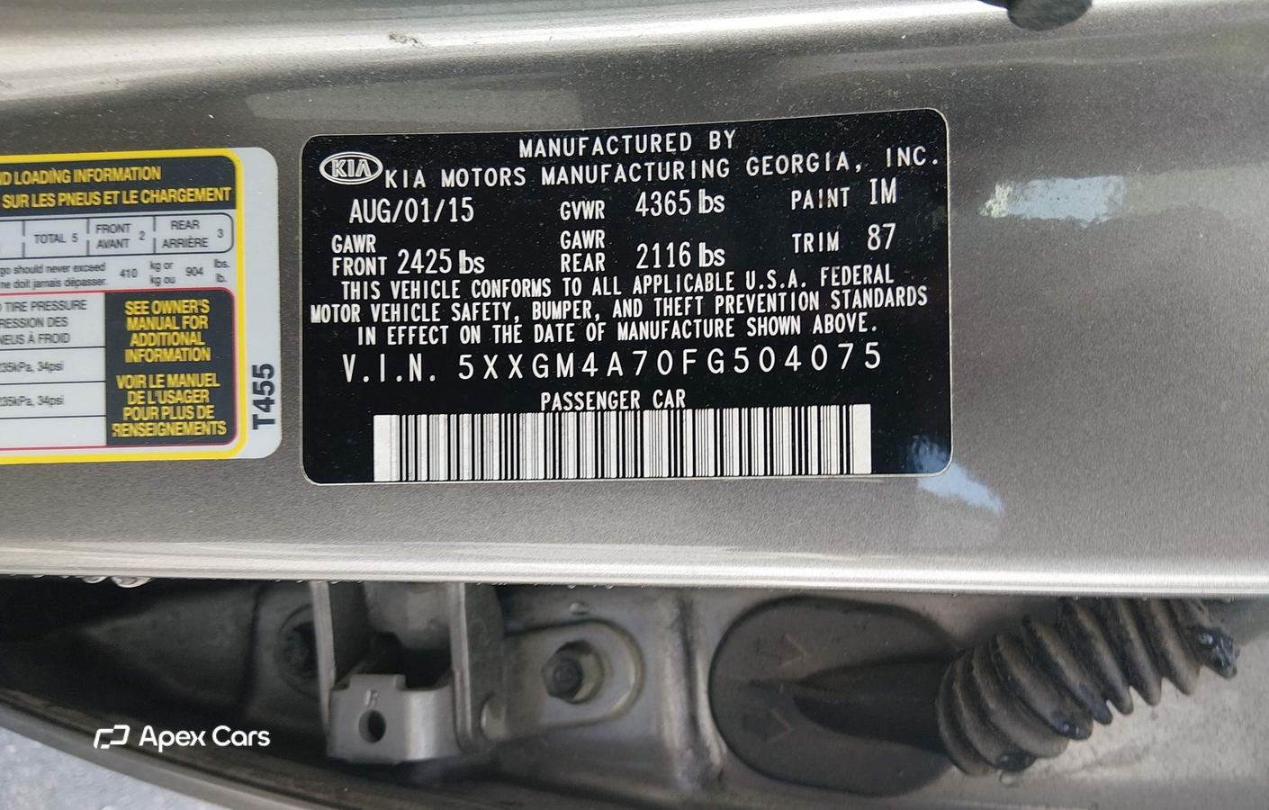 Kia Optima 2015