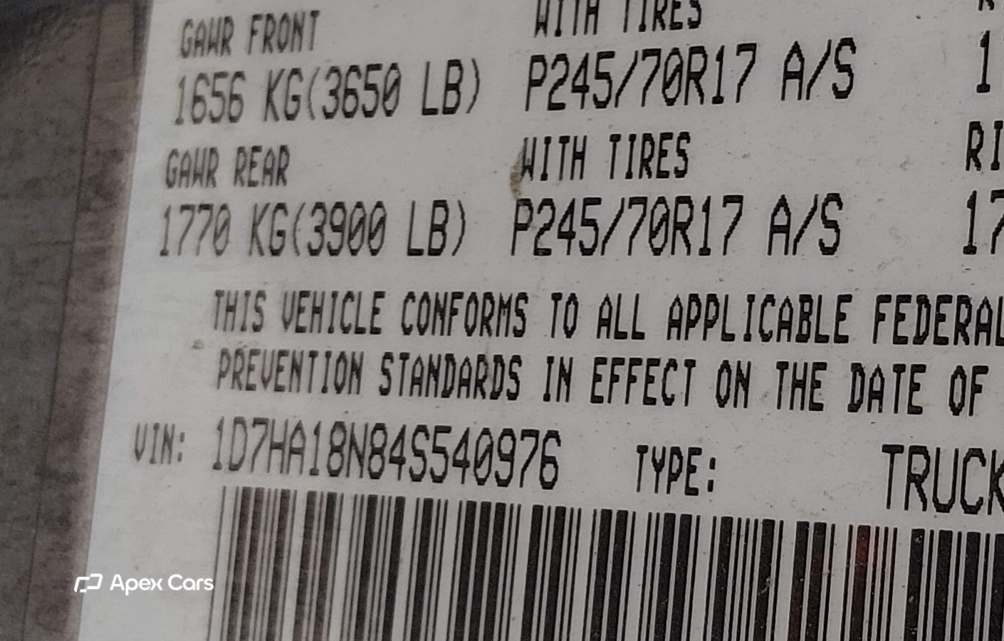 Dodge RAM 2004