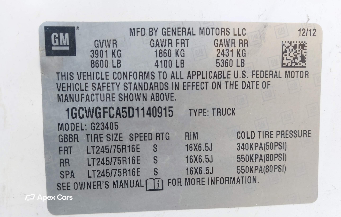 Chevrolet Express 2013