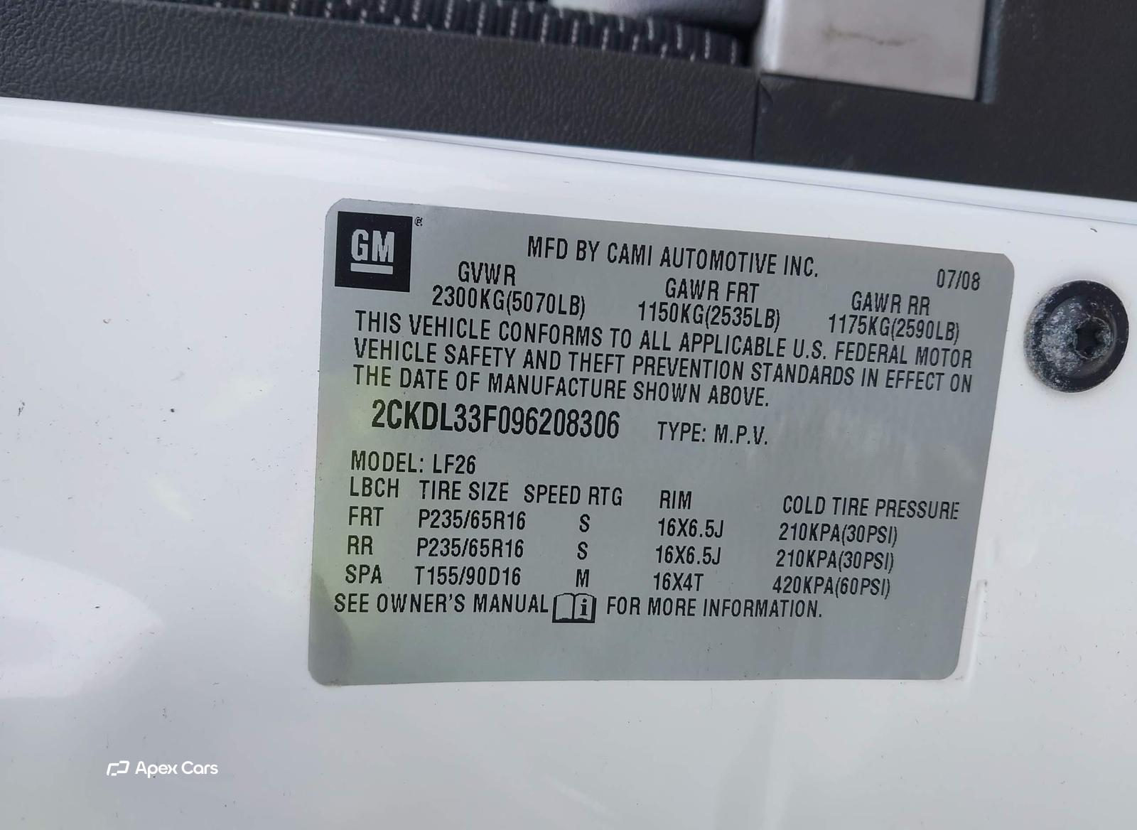 Pontiac Torrent 2009
