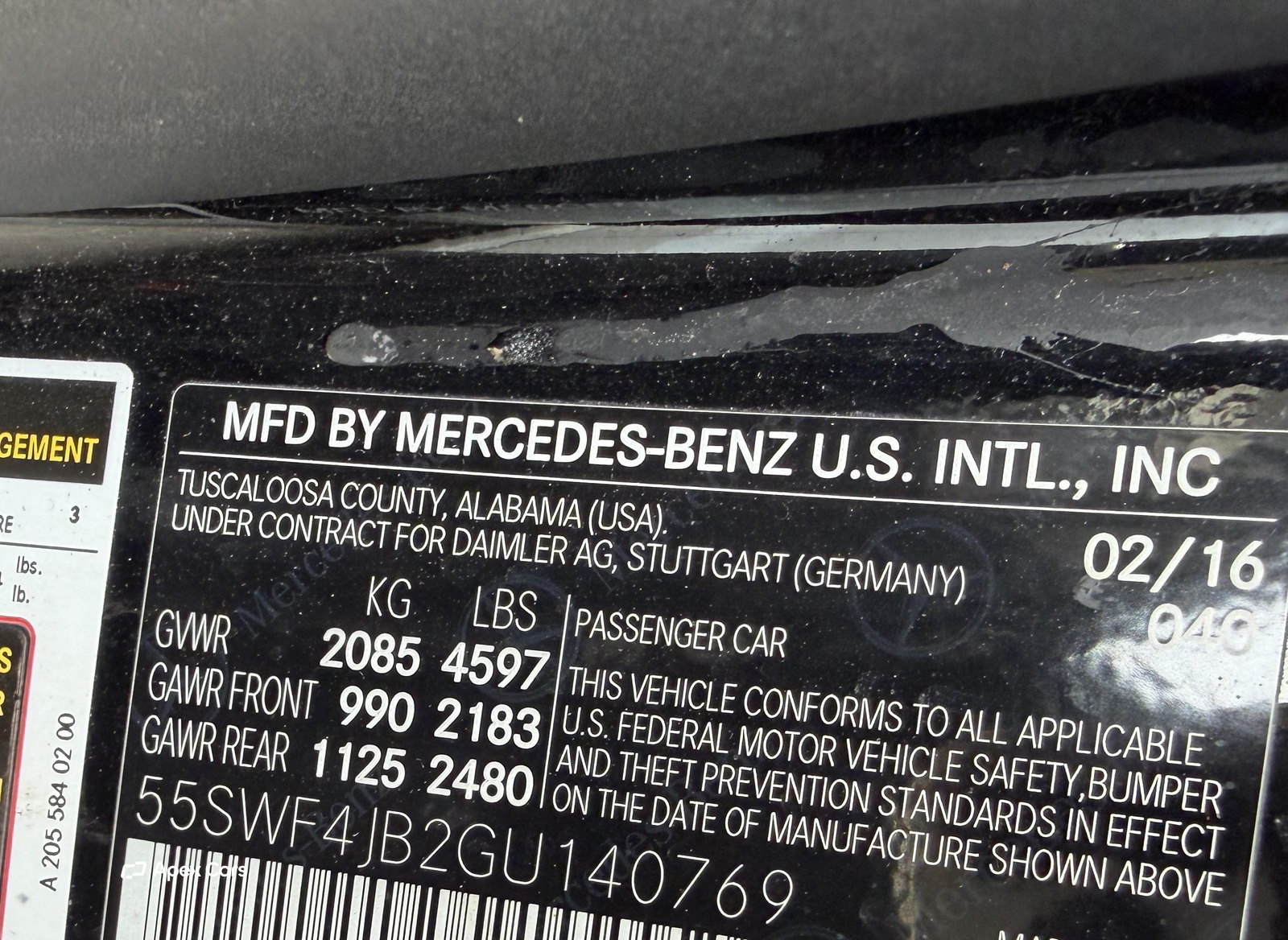 Mercedes-Benz C-klasse 2016