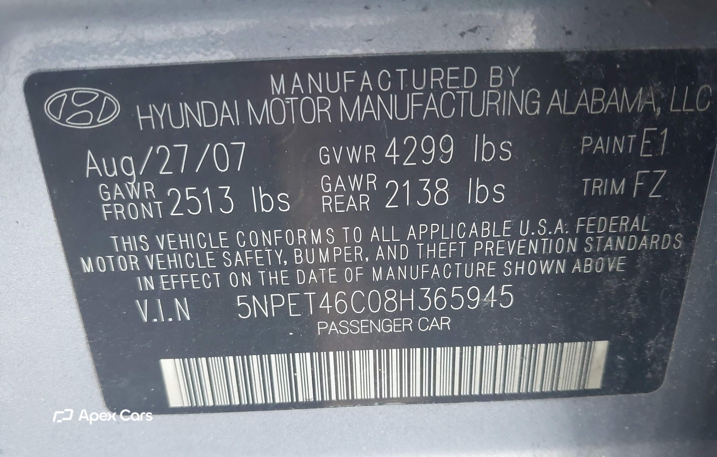 Hyundai Sonata 2008
