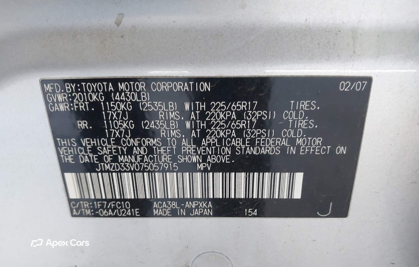 Toyota RAV 4 2007