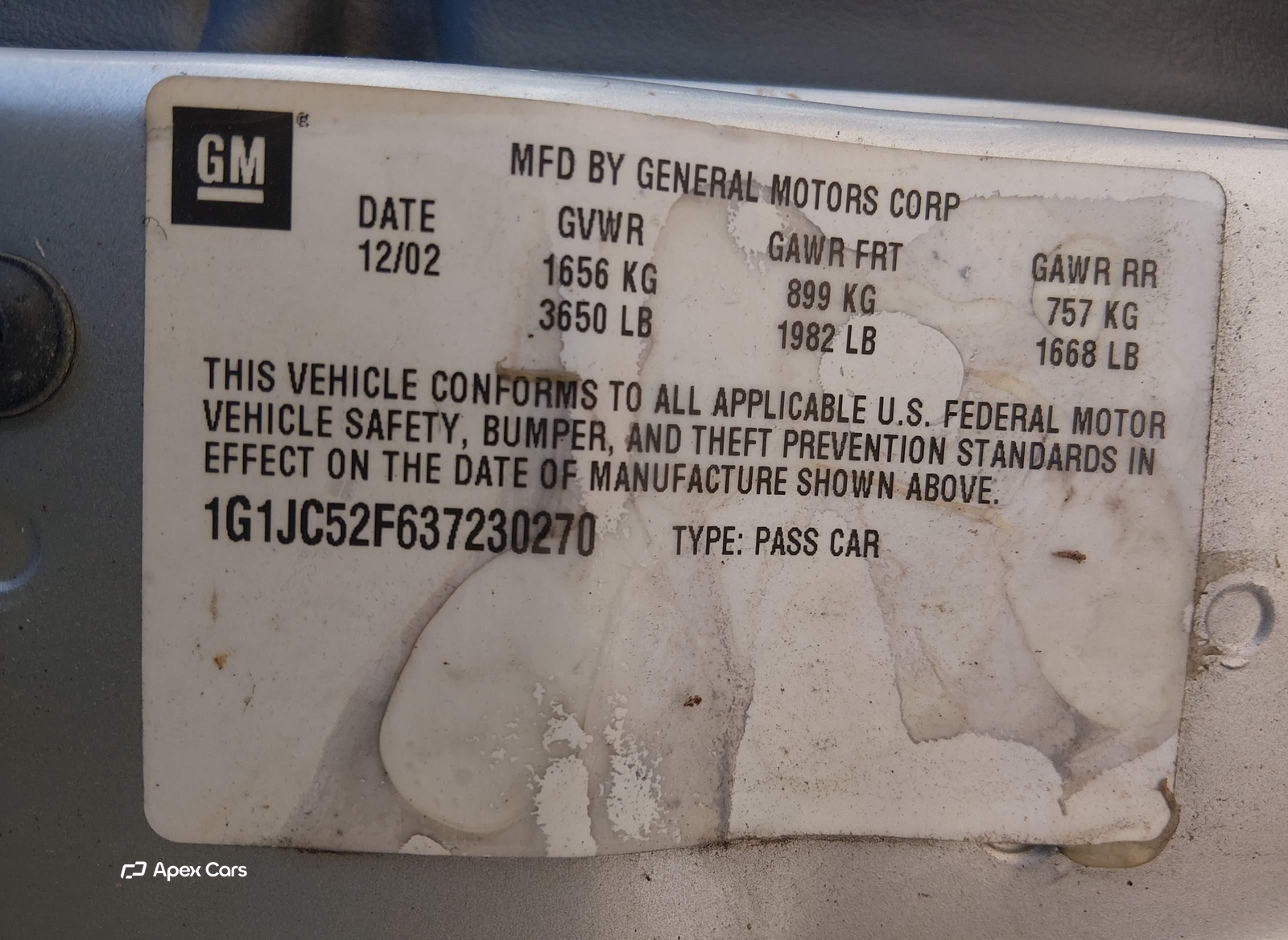 Chevrolet Cavalier 2003