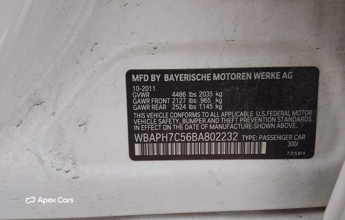 BMW Series 3 2011
