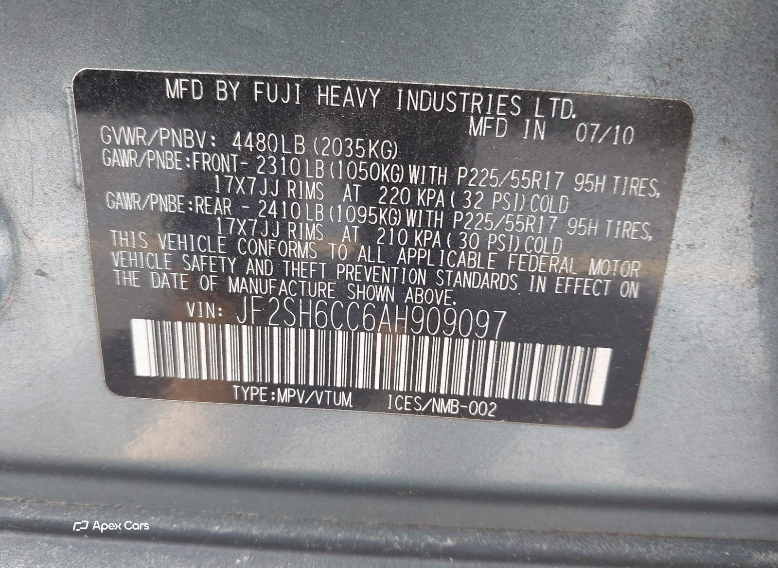 Subaru Forester 2010