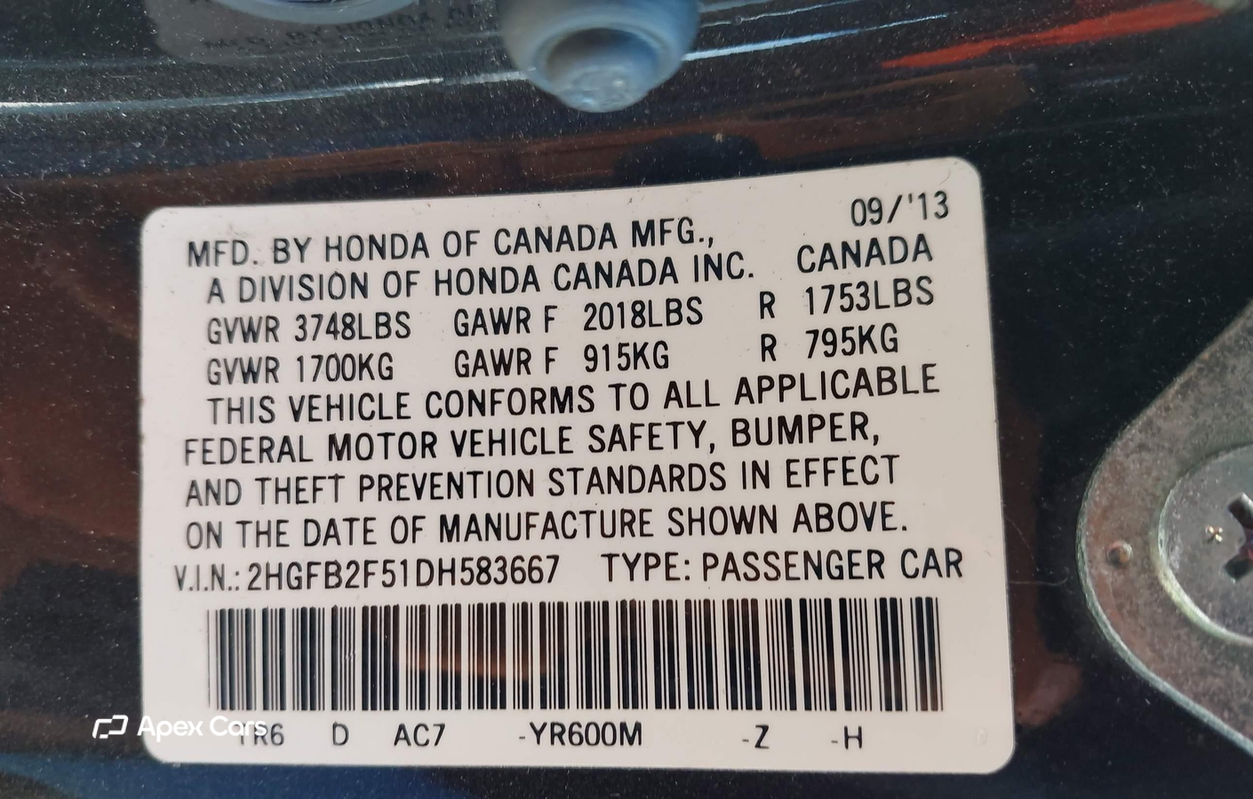 Honda Civic 2013
