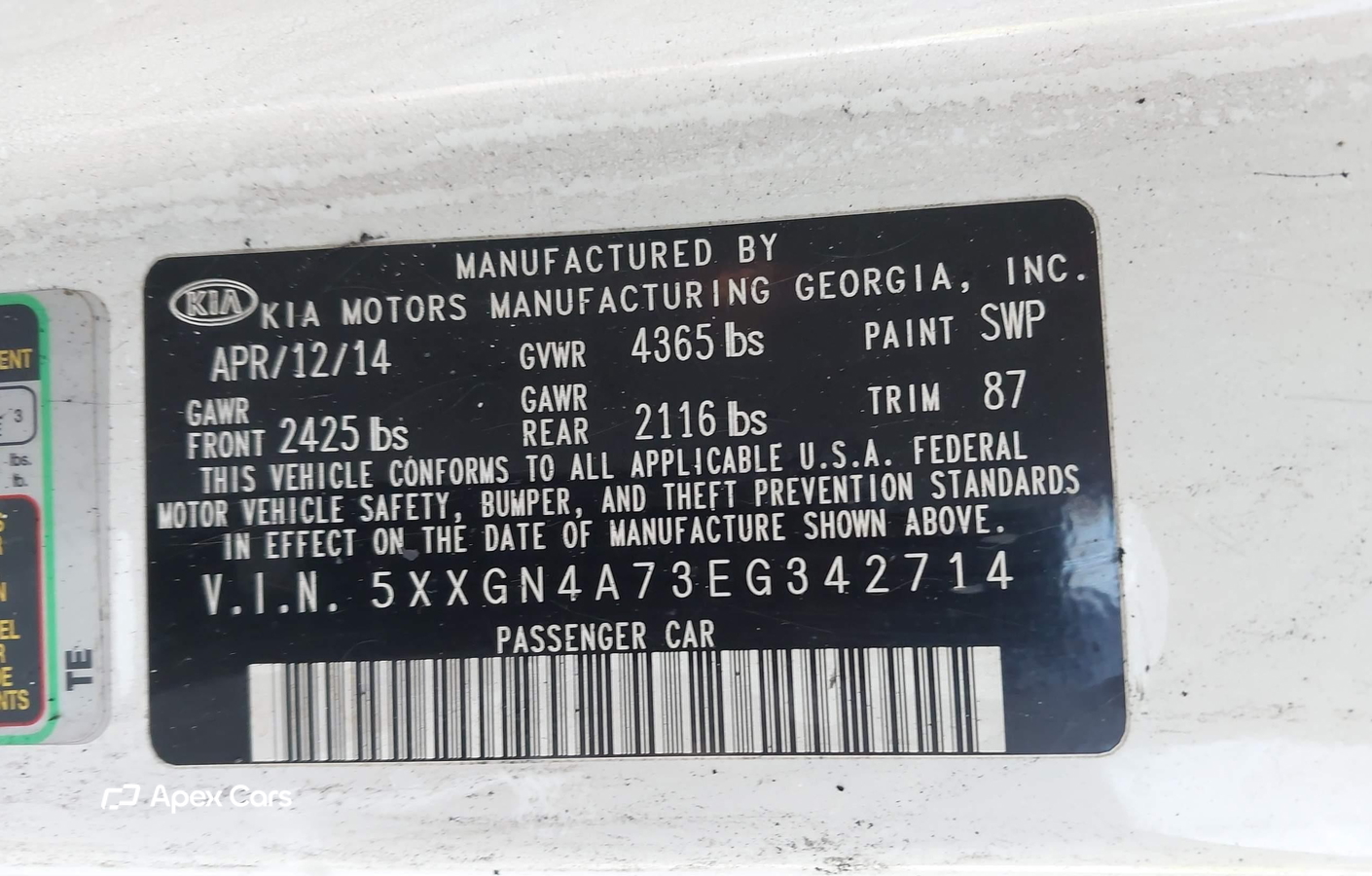 Kia Optima 2014