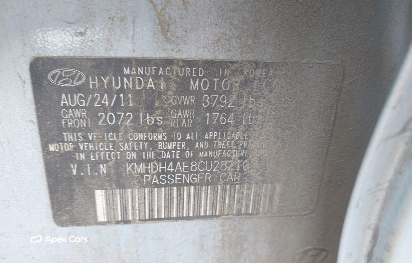 Hyundai Elantra 2012
