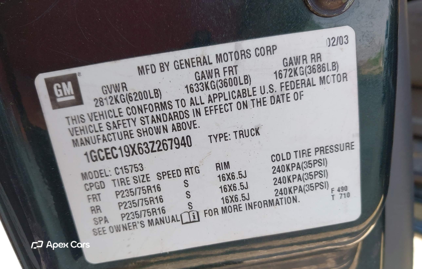 Chevrolet Silverado 2003