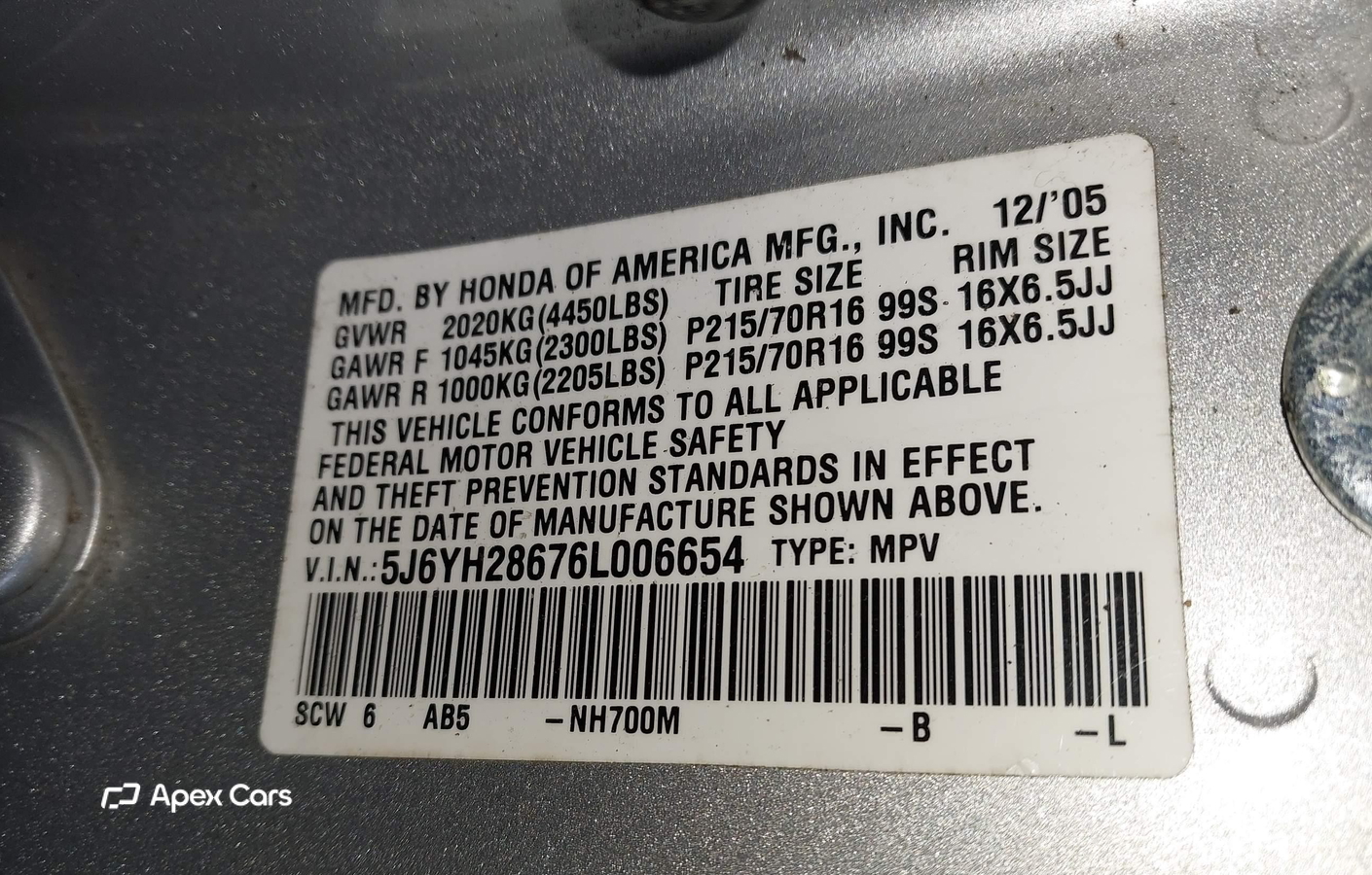 Honda Element 2006