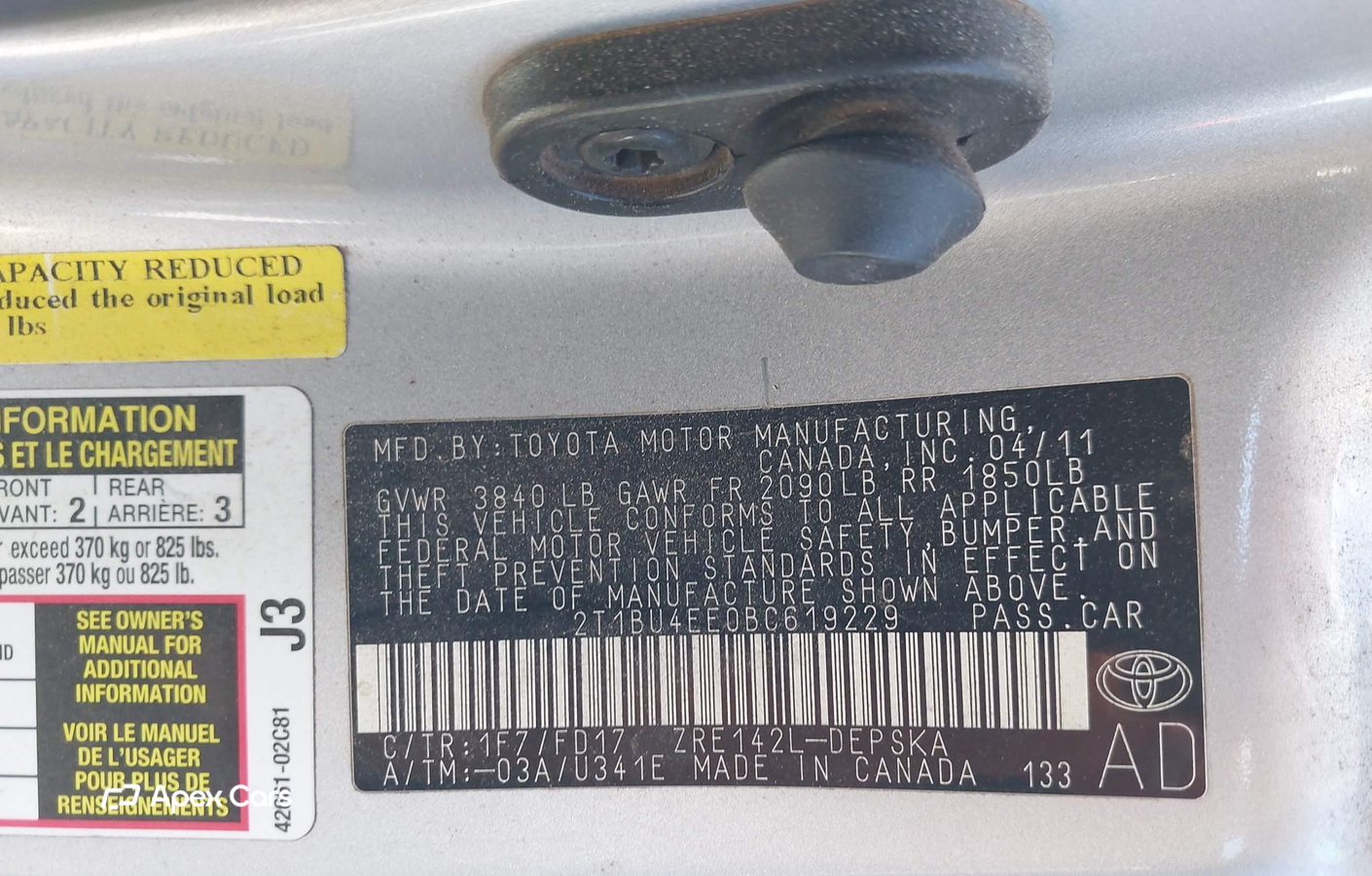 Toyota Corolla 2011