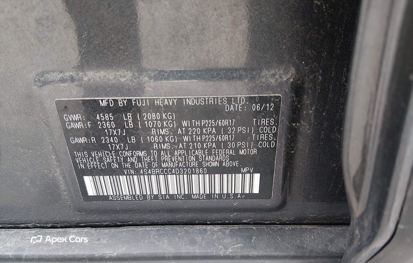 Subaru Outback 2013