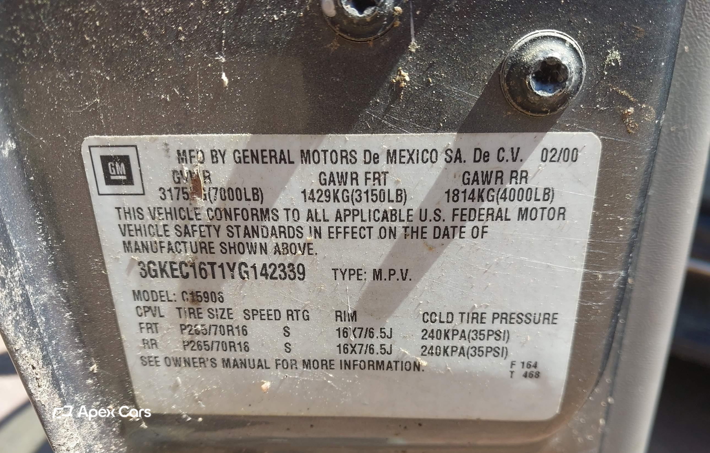 GMC Yukon 2000