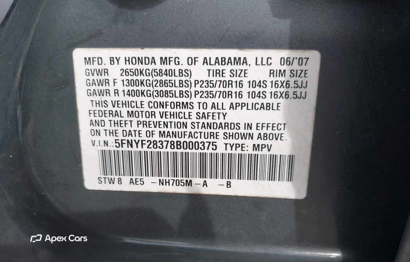 Honda Pilot 2008