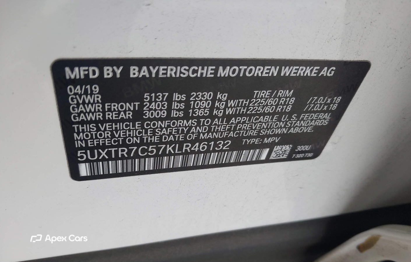 BMW X3 2019