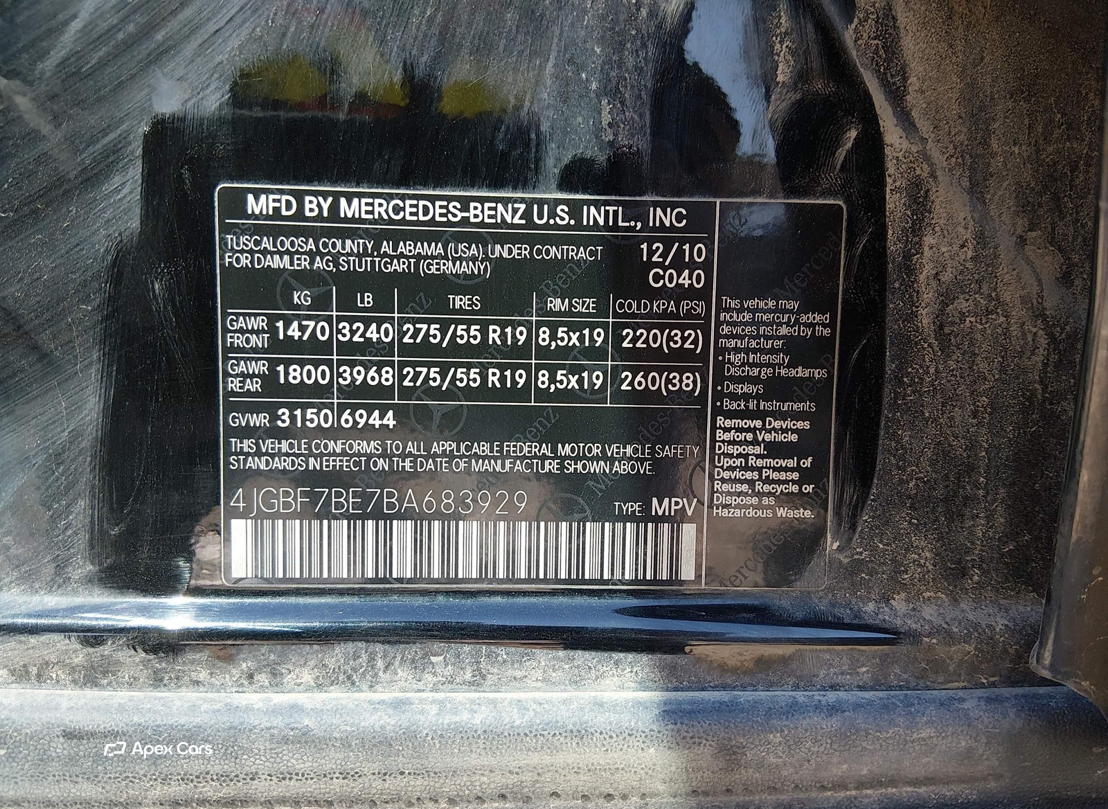 Mercedes-Benz GL-klasse 2011