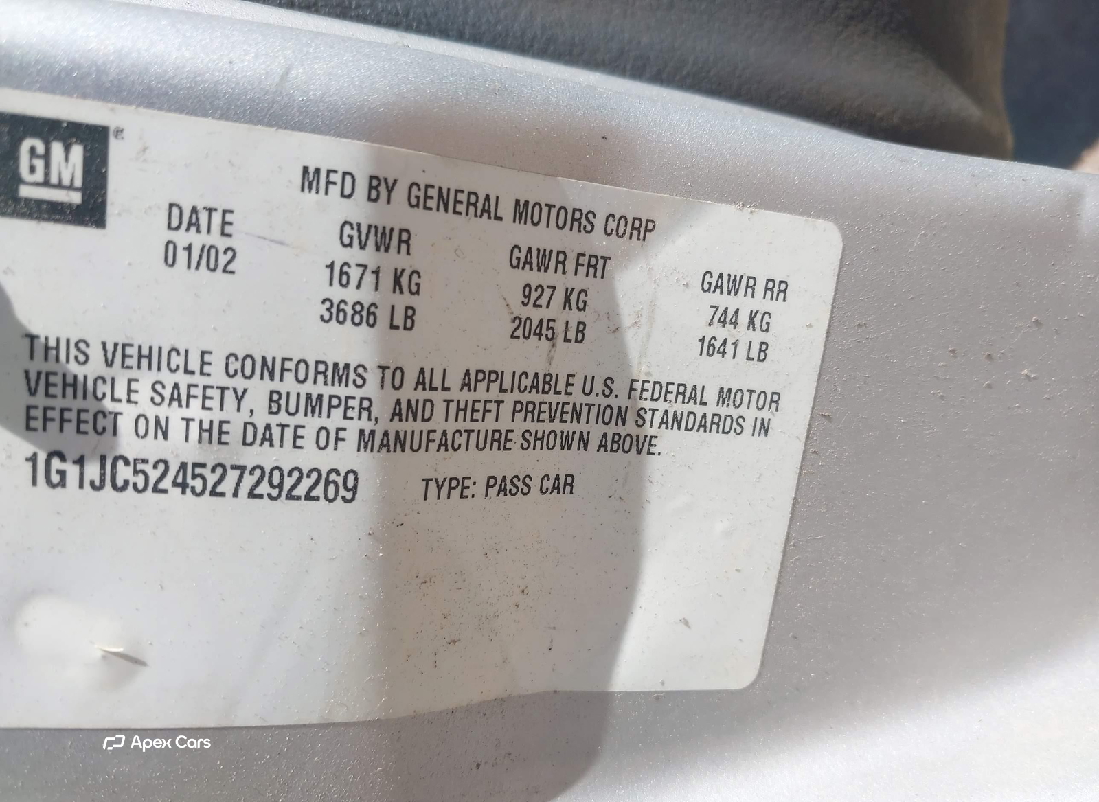 Chevrolet Cavalier 2002