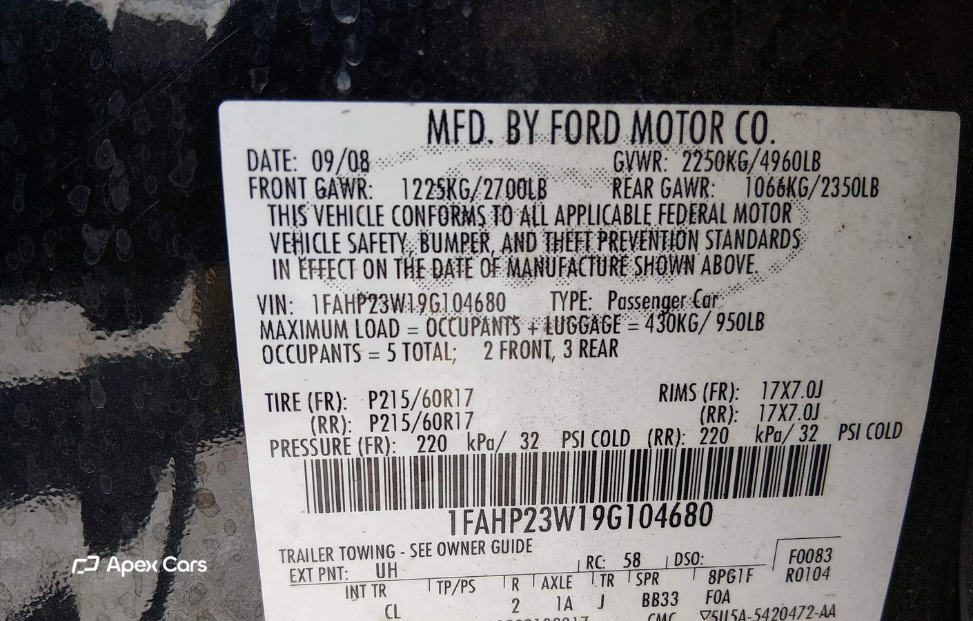 Ford Taurus 2009