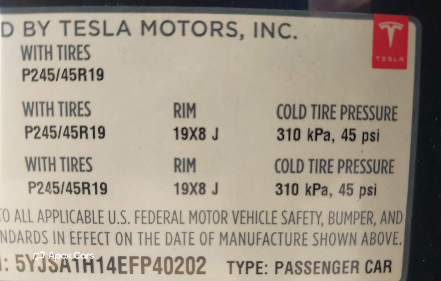Tesla Model S 2014