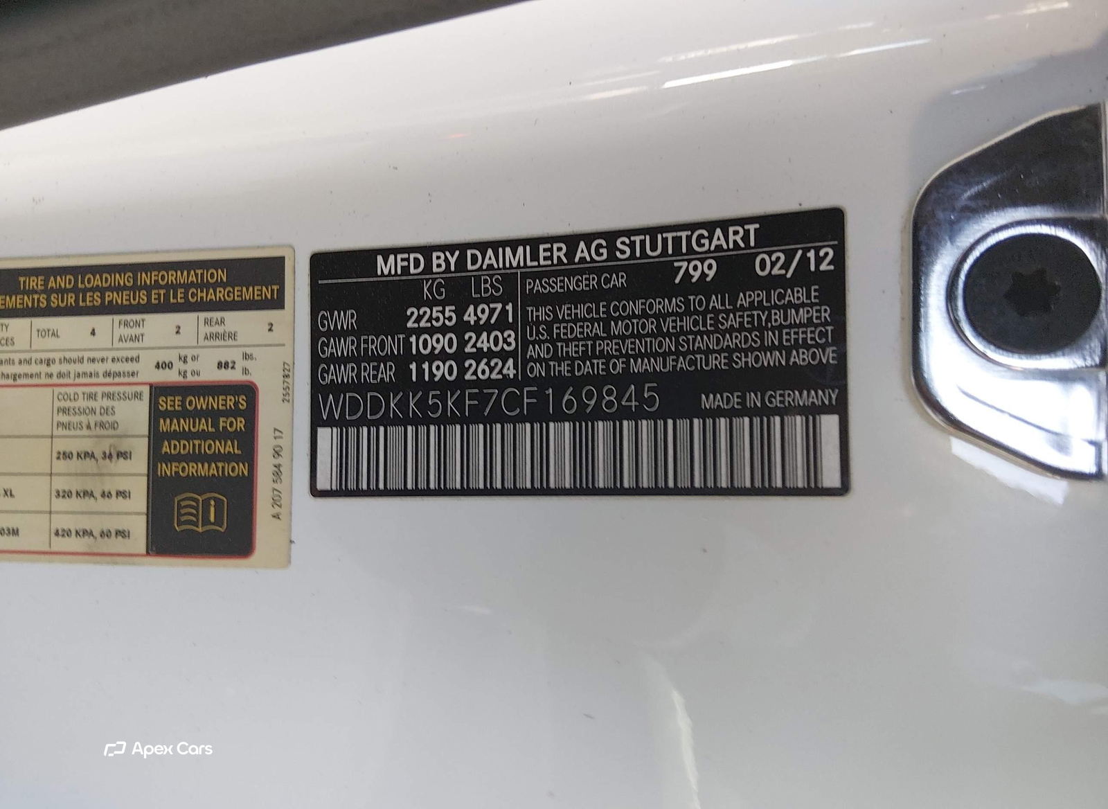 Mercedes-Benz E-klasse 2012