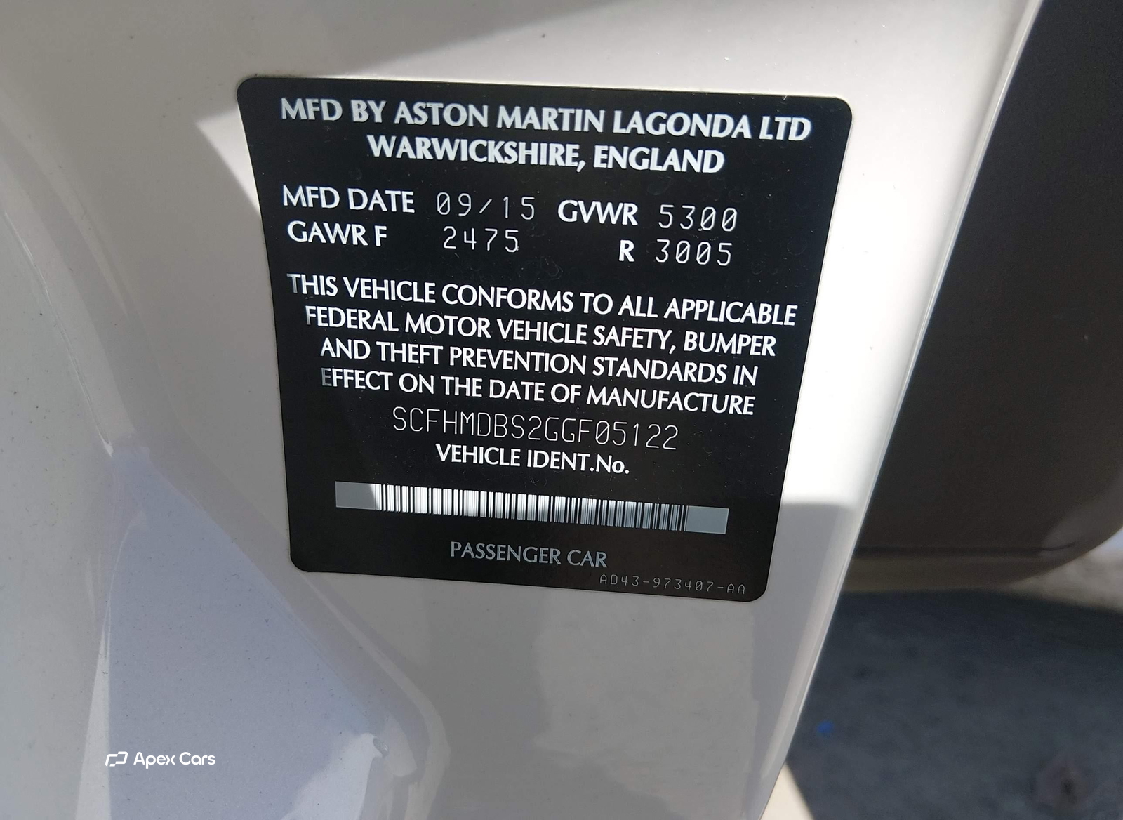 Aston Martin Rapide 2016