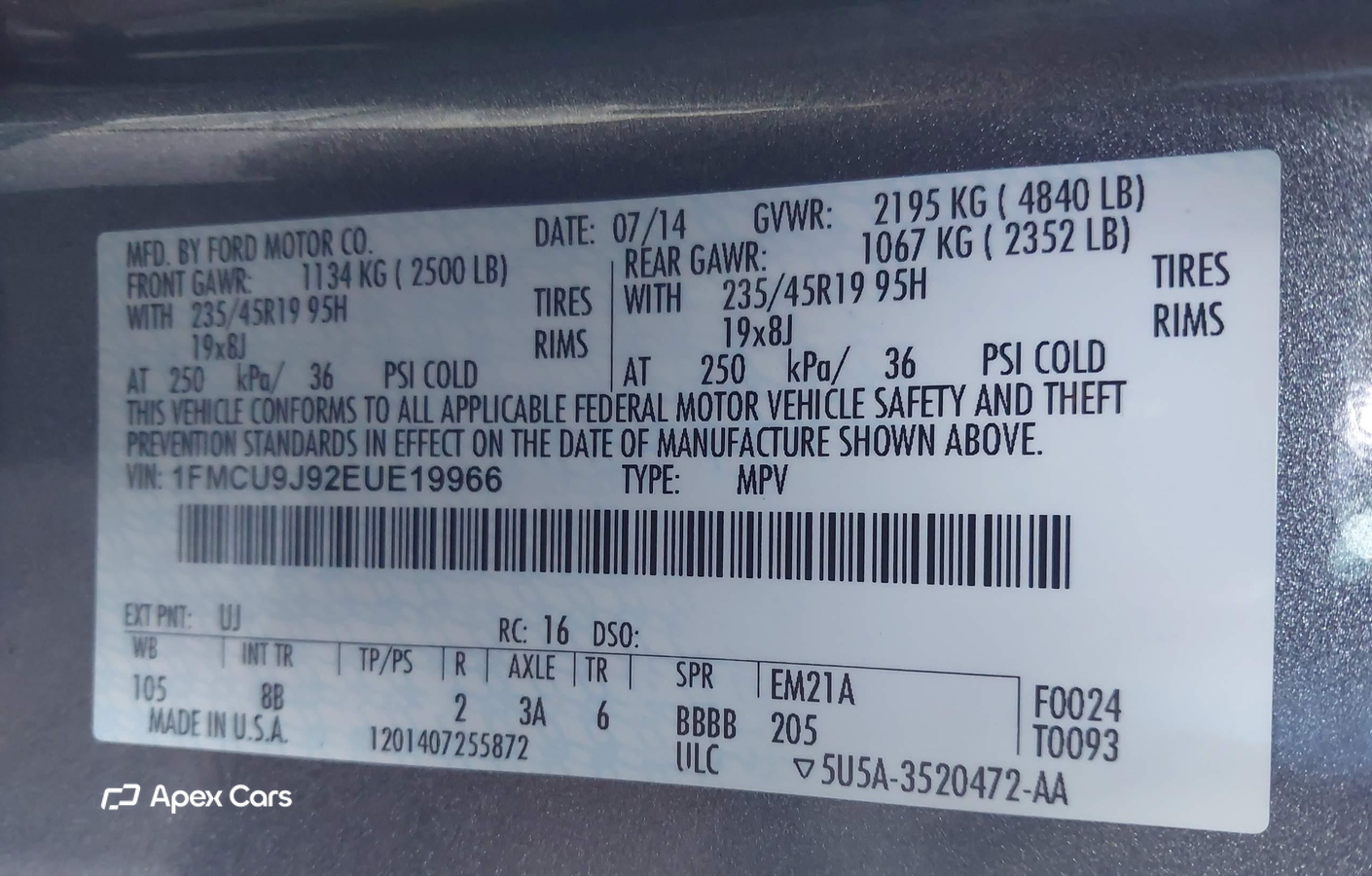 Ford Escape 2014